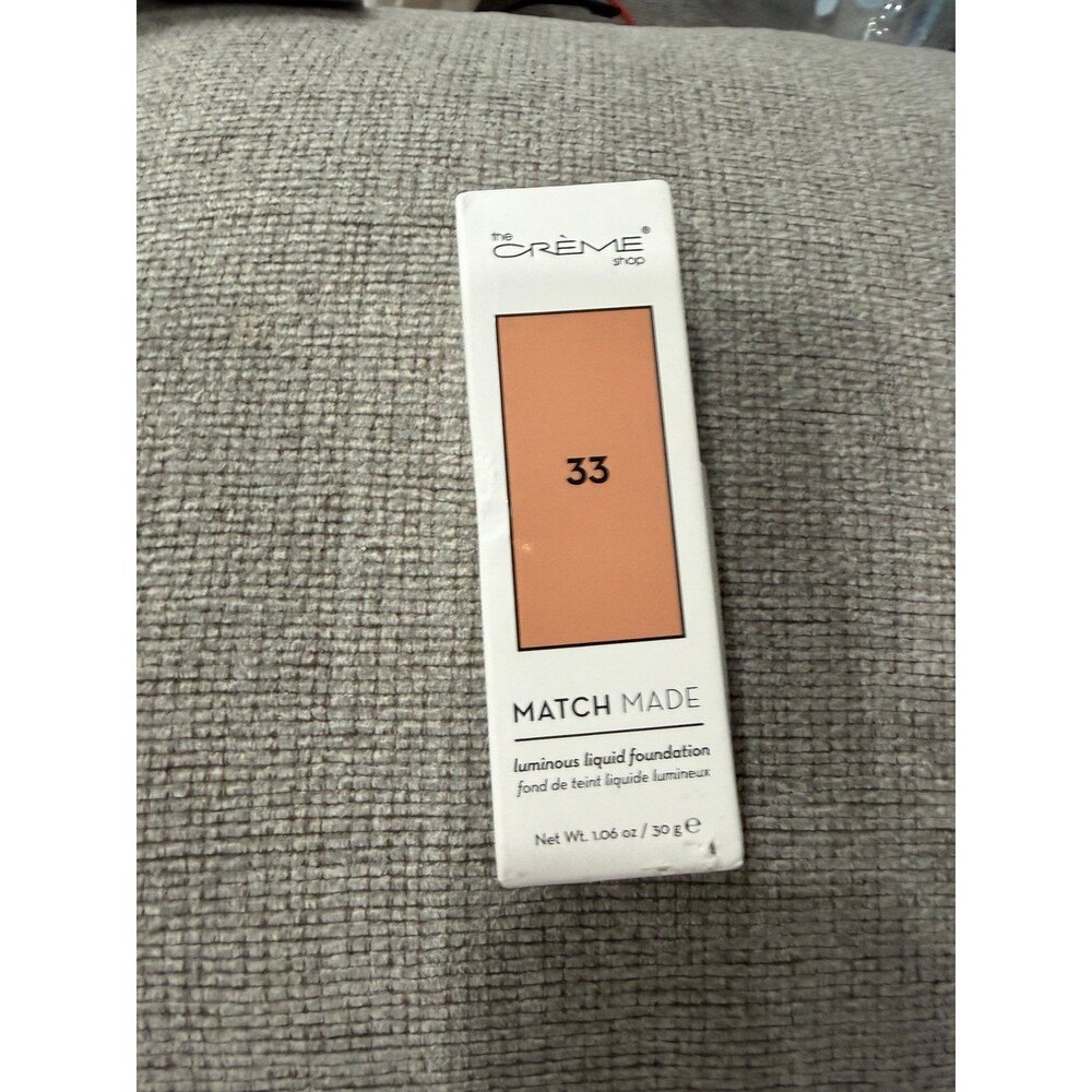 New The Creme Shop Match Made Luminous Liquid Foundation in Shade 33